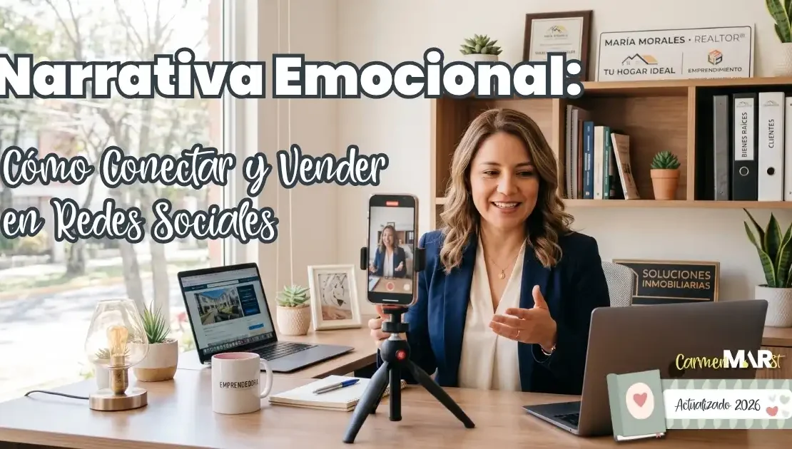 Narrativa Emocional - Cómo Conectar y Vender en Redes Sociales - COVER