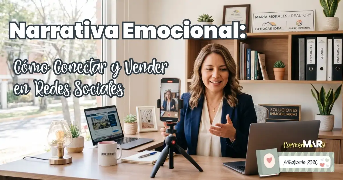 Narrativa Emocional - Cómo Conectar y Vender en Redes Sociales - COVER
