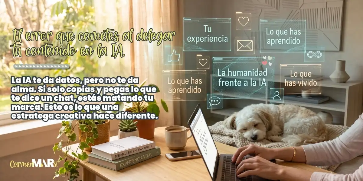 estrategia de marketing de contenido - El error que cometes al delegar tu contenido en la IA