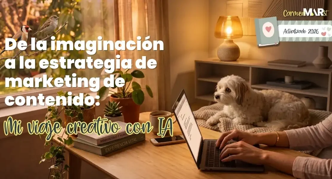 estrategia de marketing de contenido - mi viaje creativo con IA