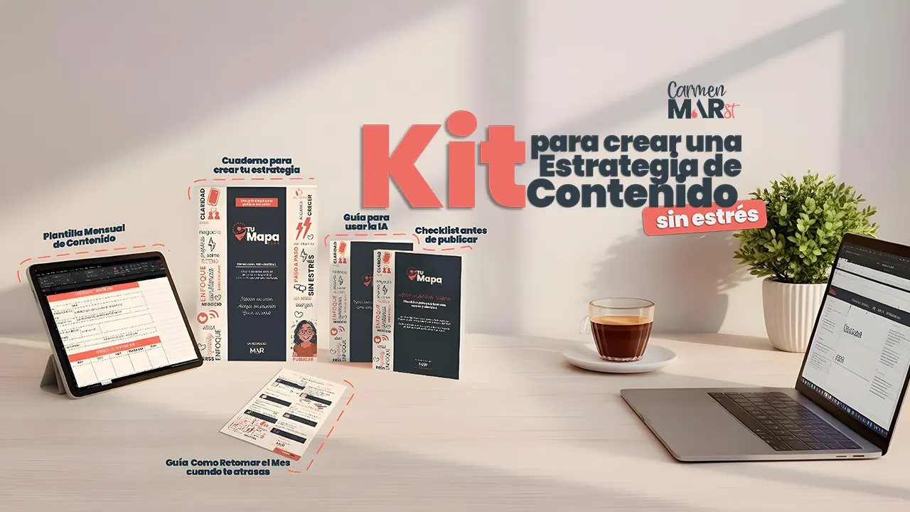 Portada KIT - Tu Mapa digital - Marketing de Contenido - CarmenMarSt